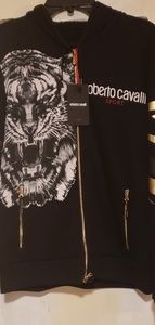 Roberto Cavalli sport tracksuit sweat jacket NWT